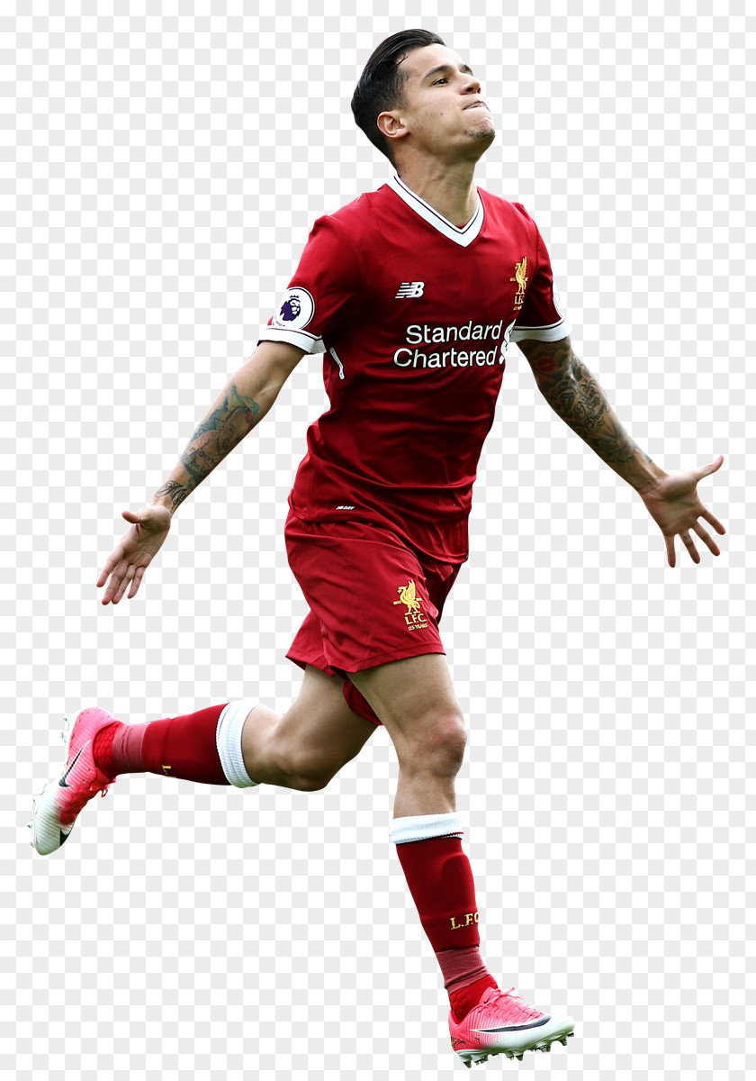 Liverpool Philippe Coutinho Football Player F.C. Brazil National Team PNG