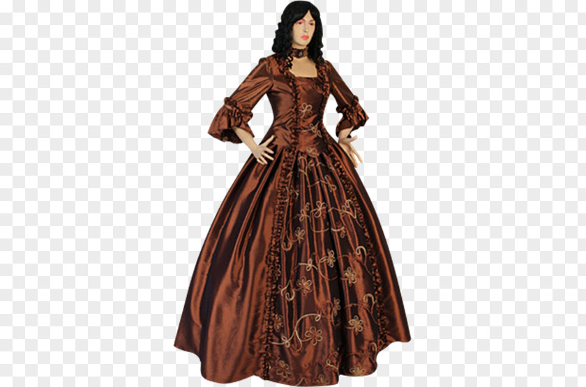 Renaissance Dress Gown Wedding Clothing PNG