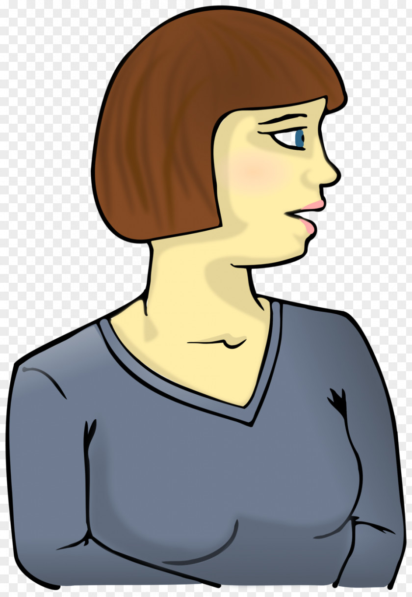 Woman Looking Clip Art PNG