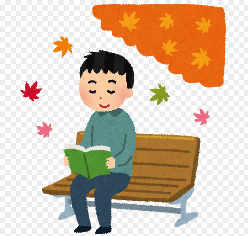 Autumn Reading Season Book PNG