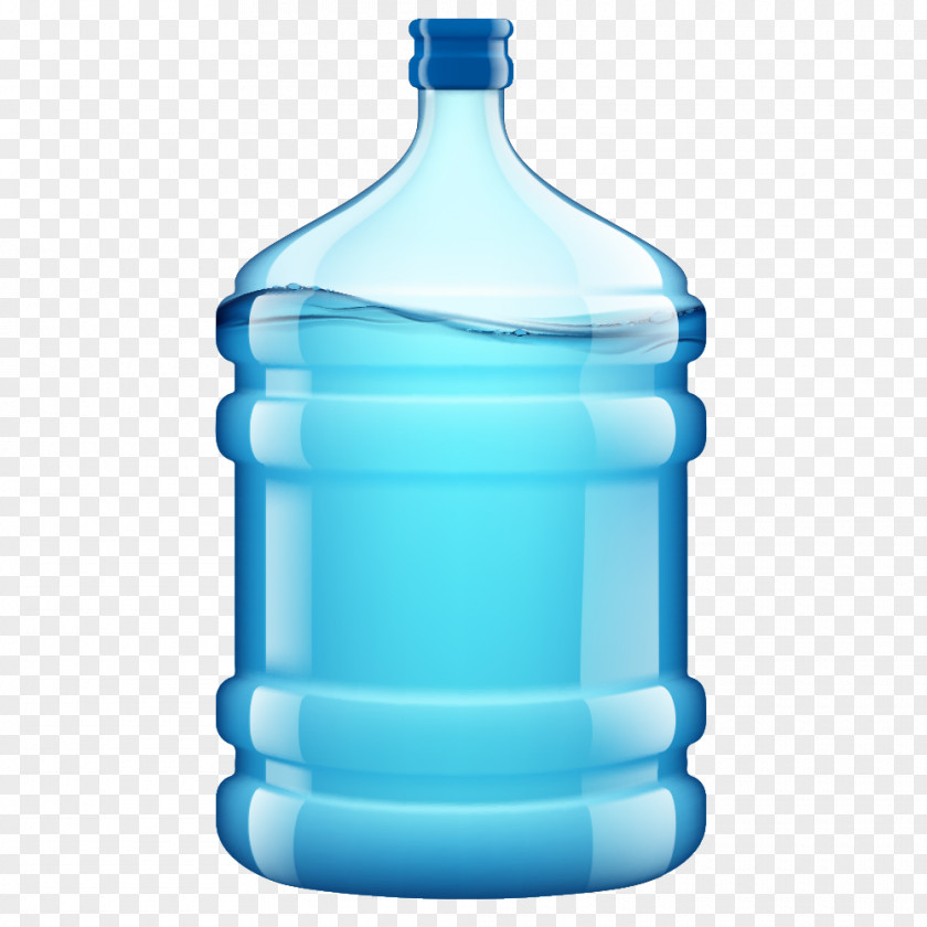 Bucket Drinking Water Bottle Icon PNG