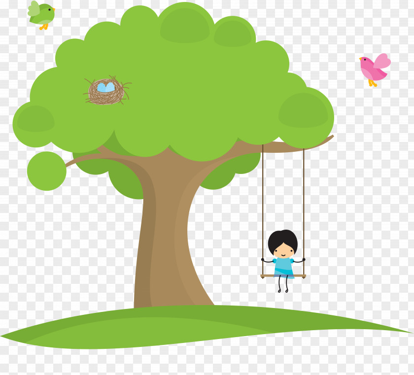 Community Children Parent Pointer Tree Swing Child PNG