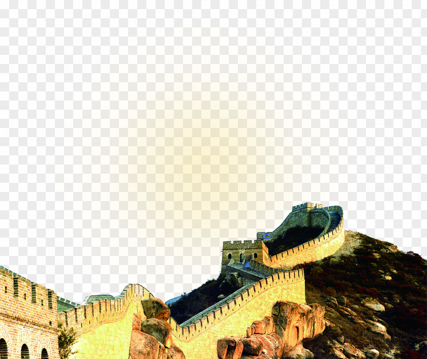 Great Wall Under The Setting Sun Of China J Restaurant Chinese Cuisine Take-out Menu PNG