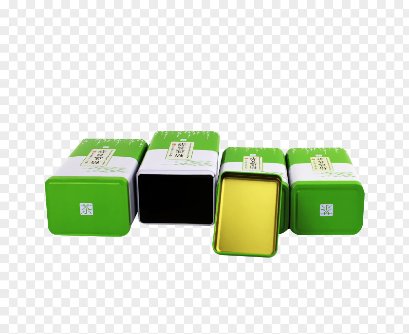 Green Tea Tank Box Jar Beverage Can PNG