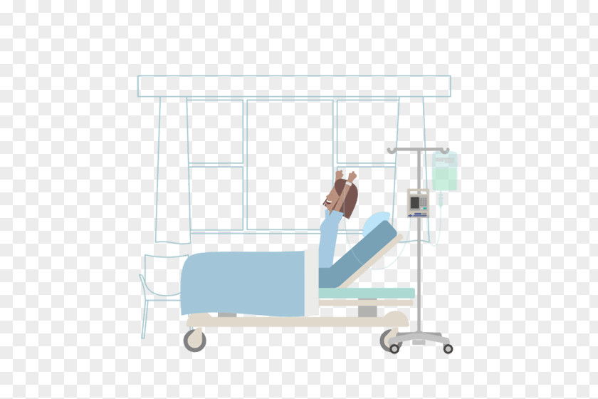 Hospital Room Table Animated Film Patient Bed PNG