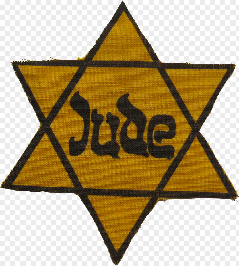 Judaism Yellow Badge Star Of David Jewish People The Holocaust PNG