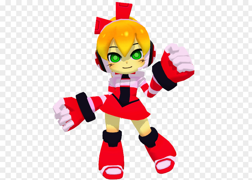 Keiji Inafune Mighty No. 9 Level-5 Comcept Blender MikuMikuDance Cycles Render PNG