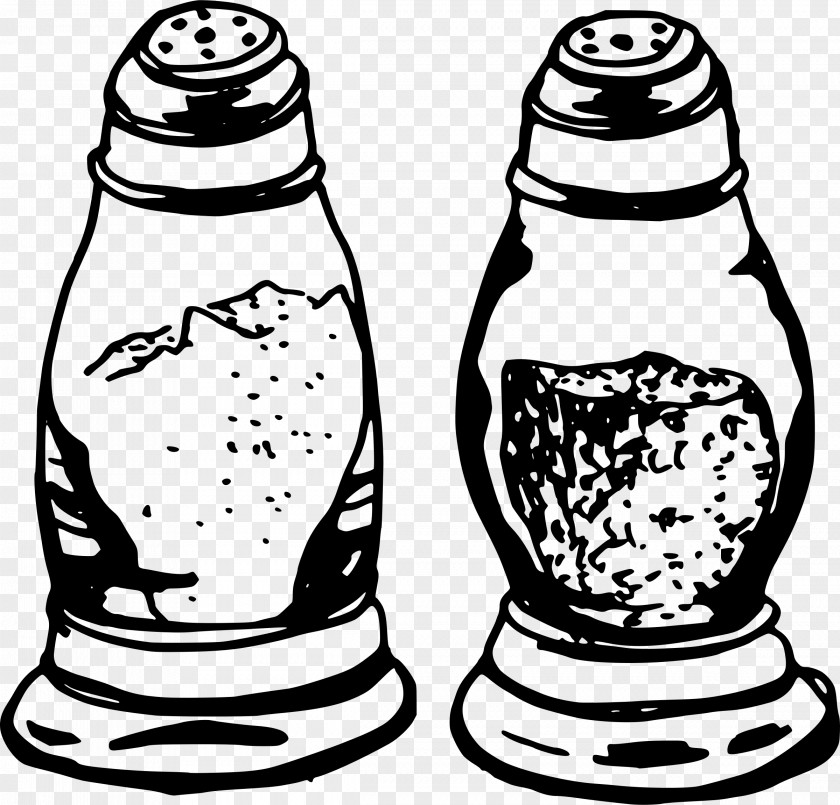 Salt And Pepper Shakers Black Capsicum Clip Art PNG