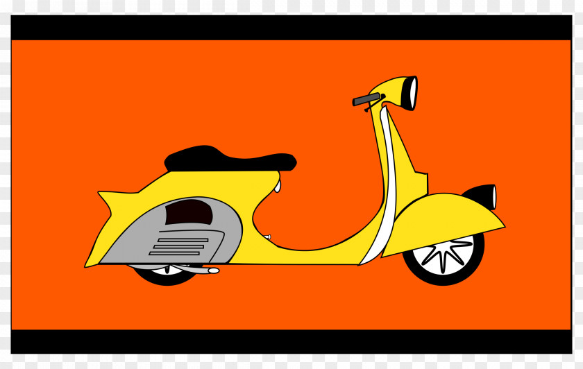 Scooter Vespa PX Clip Art PNG