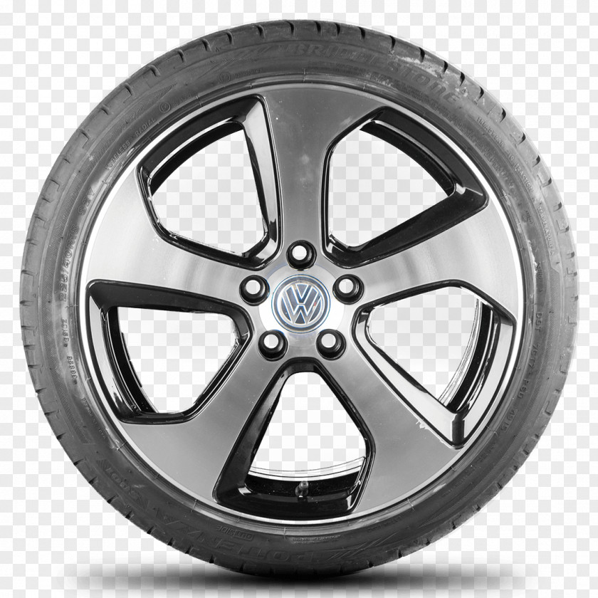 Volkswagen Alloy Wheel Polo GTI Golf Tire PNG