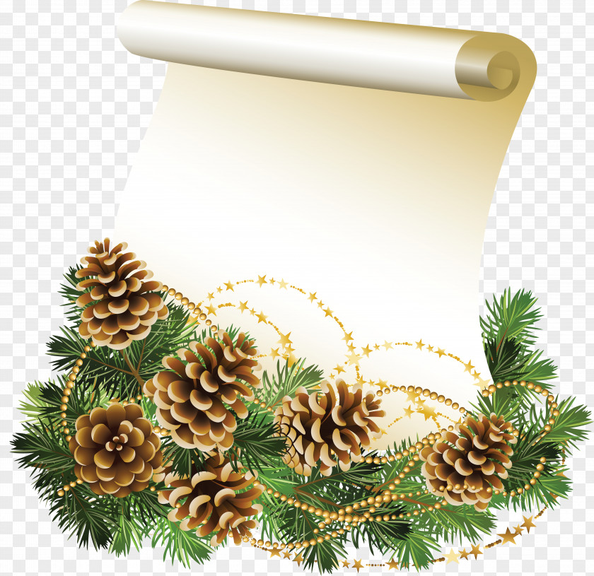 Christmas Paper Parchment Clip Art PNG