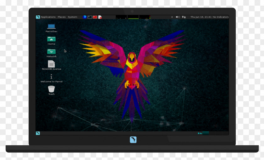 Linux Parrot Security OS Distribution Hacker Penetration Test Operating Systems PNG