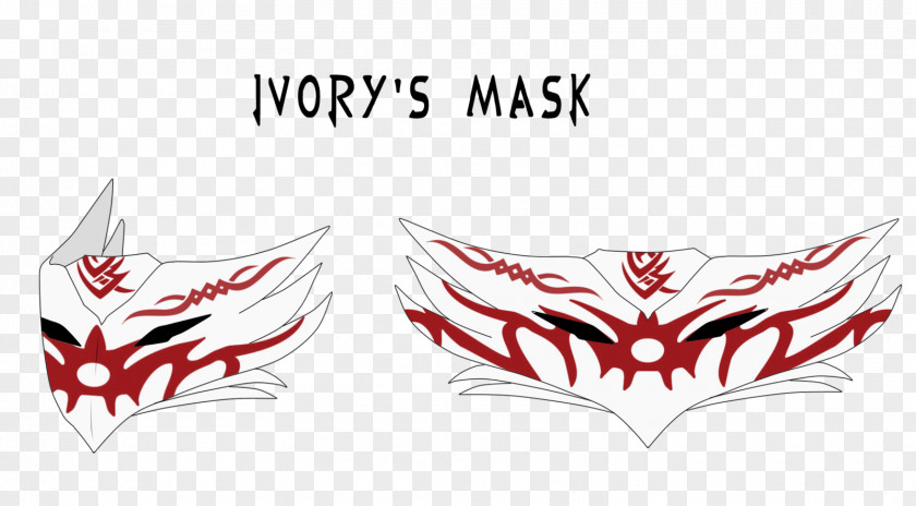 Mask White Fang Weiss Schnee Character Cosplay PNG