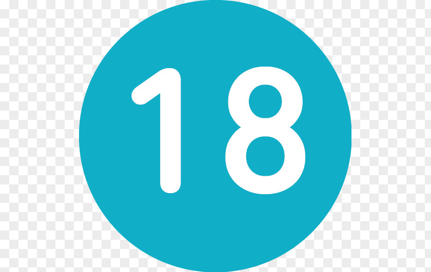 Number Symbol Circle Logo PNG