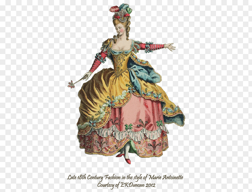 Dancing Queen Costume Design France 18th Century PNG