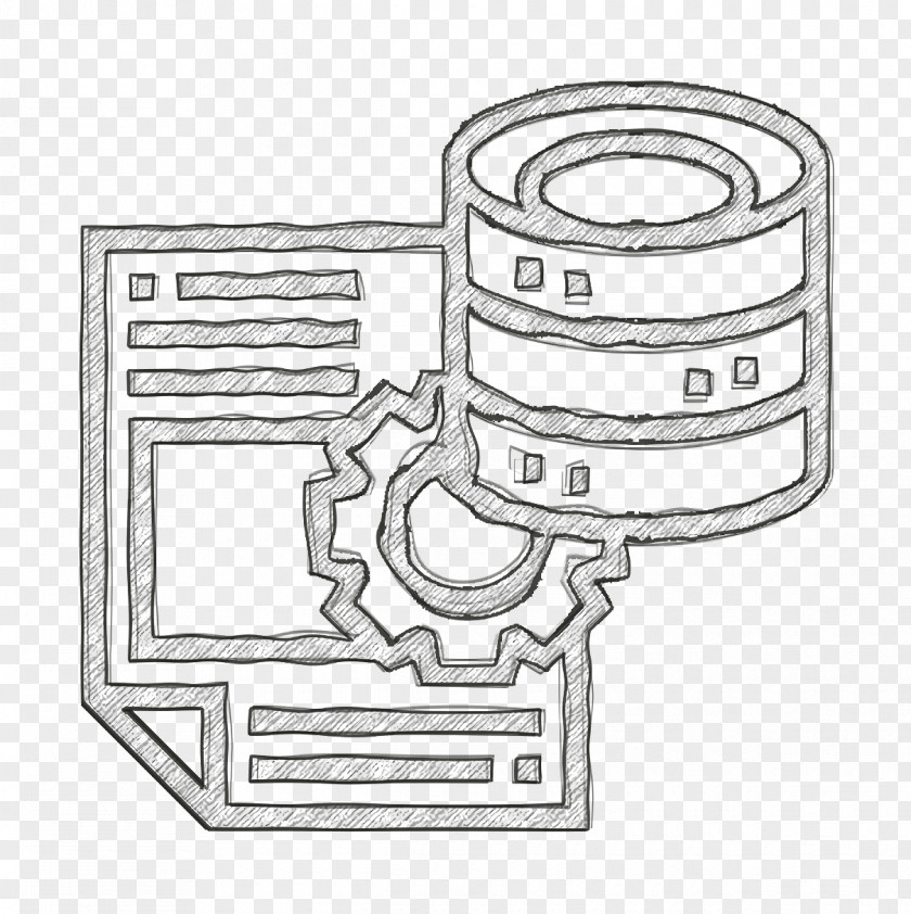 Database Management Icon Server PNG