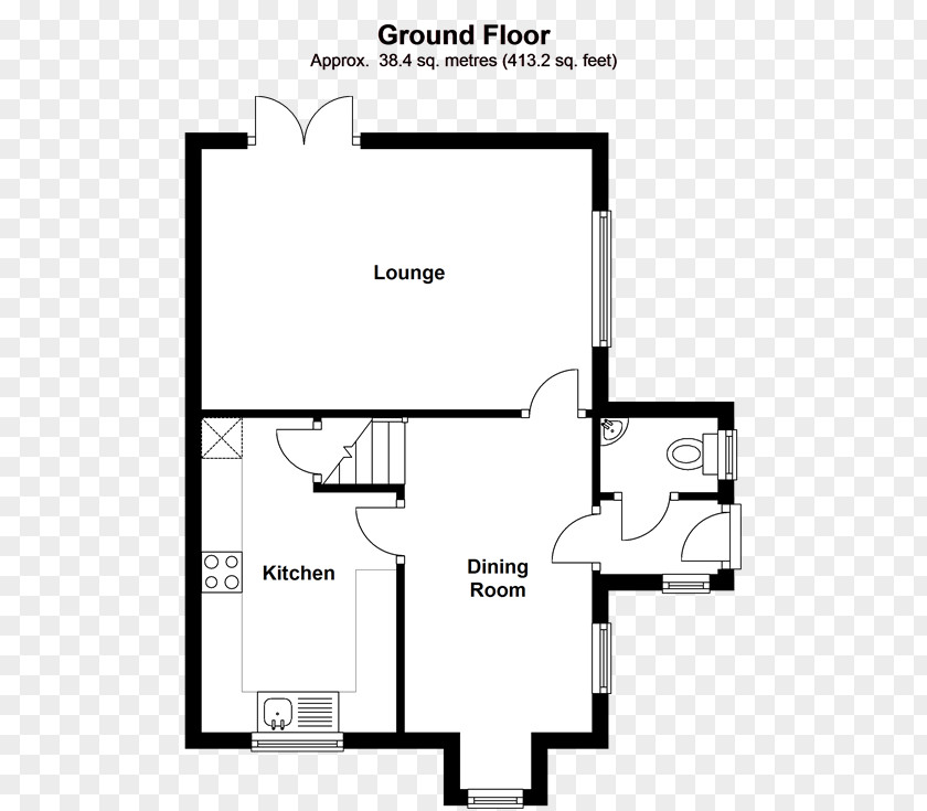 Line Floor Plan White PNG