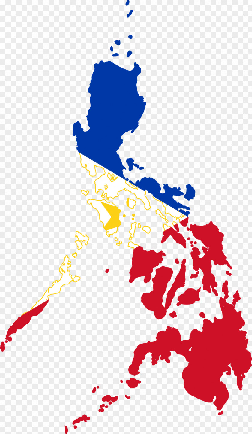 Philippines Flag Of The Map PNG