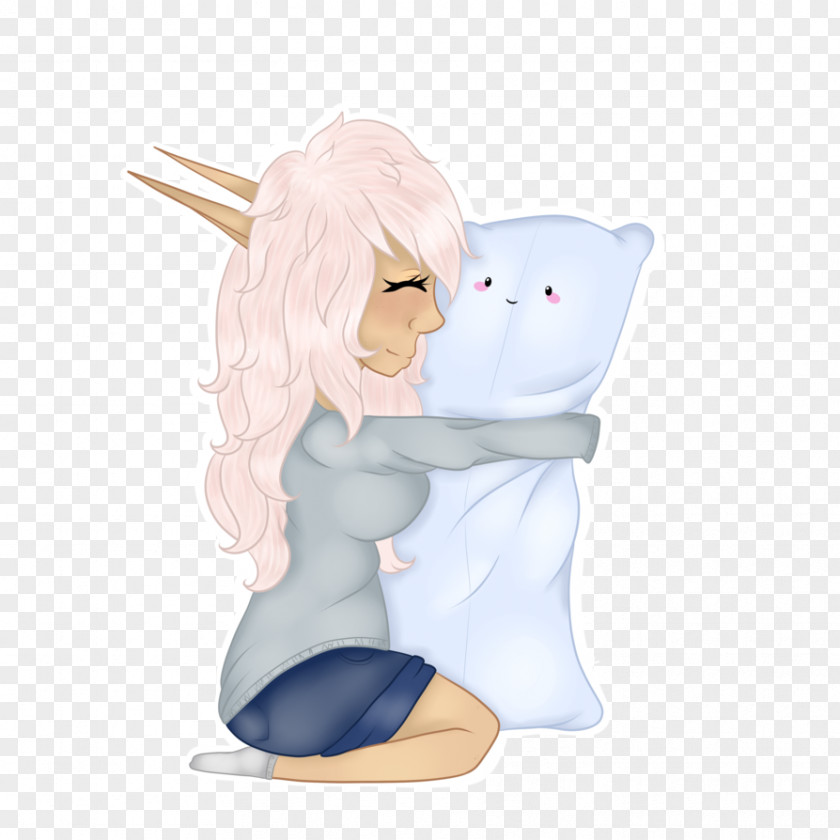 Pillow Cartoon Figurine Legendary Creature Angel M Animated PNG