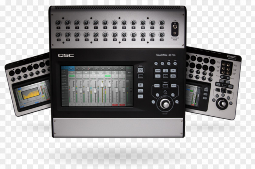 QSC TouchMix-16 TouchMix-30 Pro Audio Products Mixers PNG