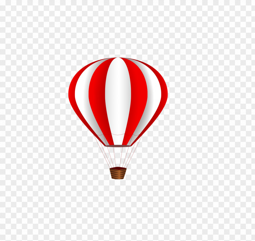 Red Hot Air Balloon Ballooning Flight PNG