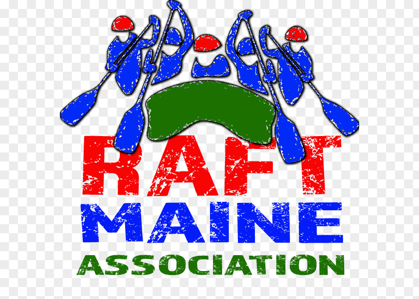 River Rafting Maine Logo Clip Art PNG
