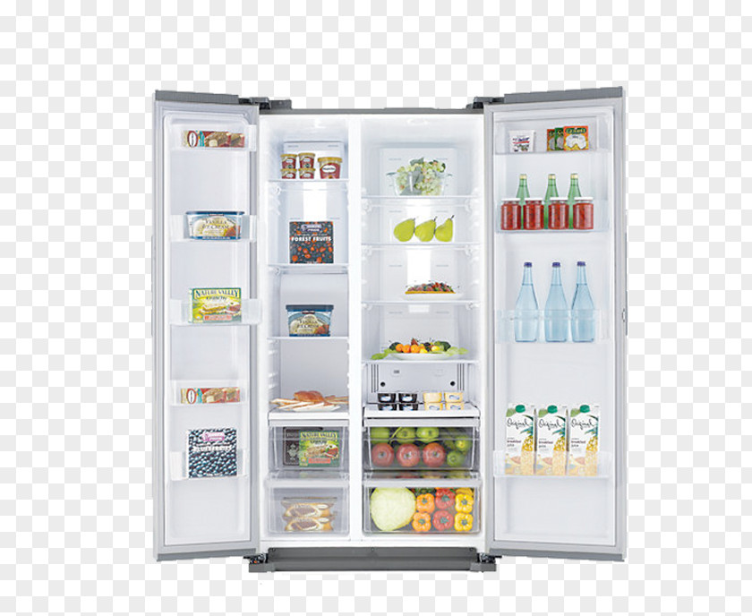 Separated Refrigerator Samsung Fridge-freezer Cm. 91 H 178 Stainless H-Series RS7567BHC Frigorifico Side By SAMSUNG PNG