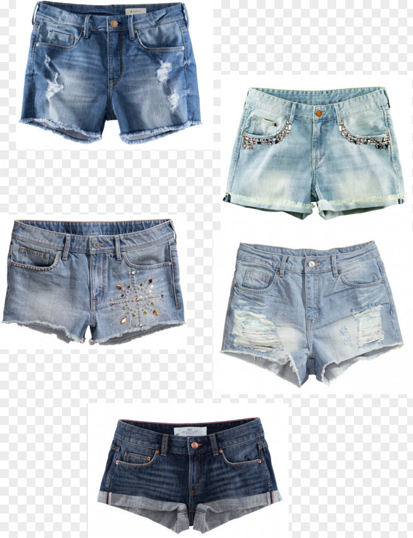 Shorts Denim Jeans Fashion Waist PNG