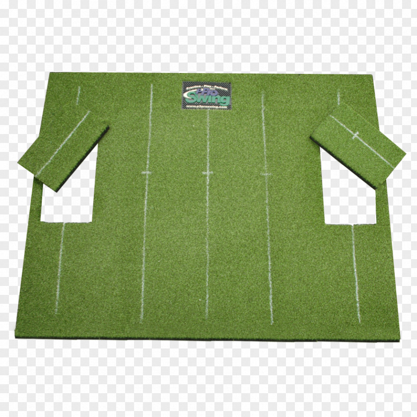 Golf Swing Indoor Simulator Driving Range Mat PNG