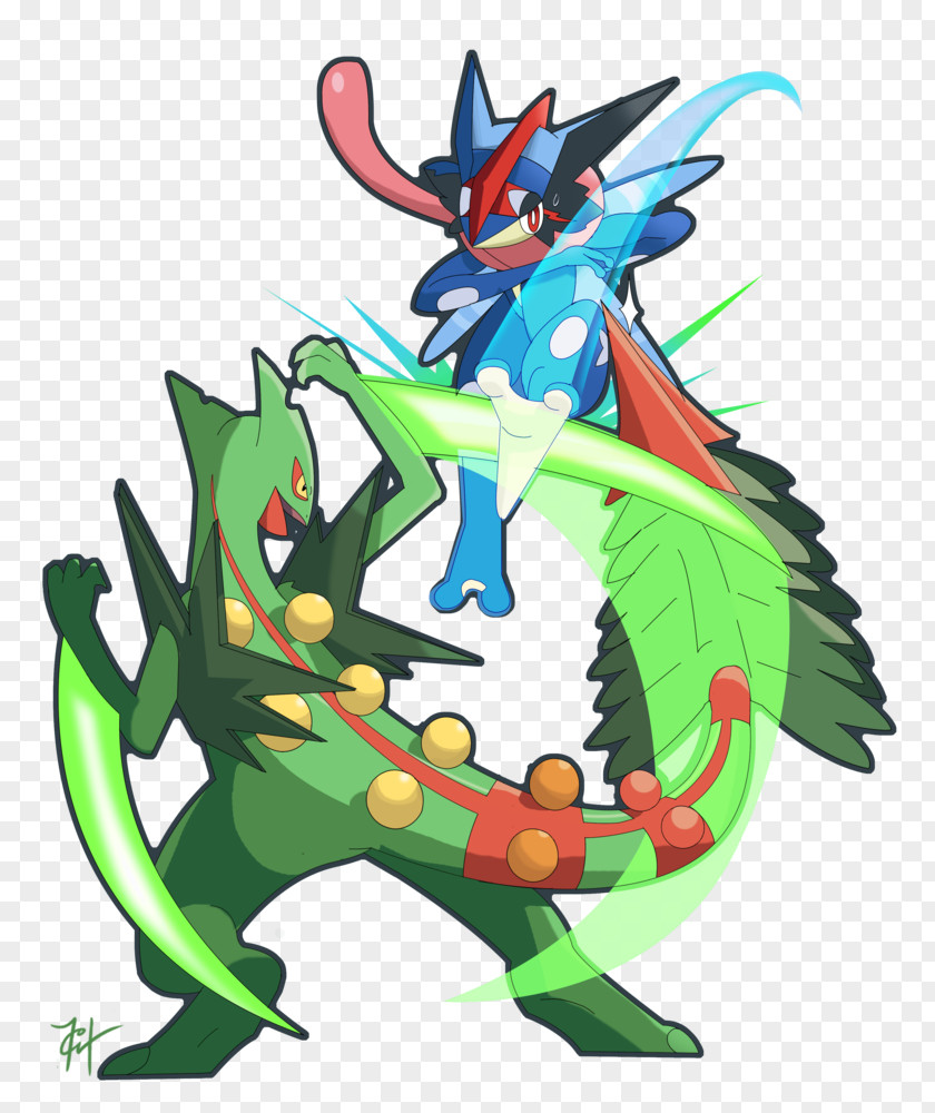 Ash Ketchum Pokémon X And Y Sceptile Charizard PNG