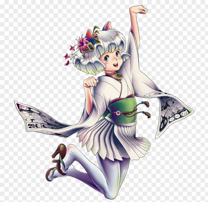 Fairy Figurine Cartoon Flower PNG