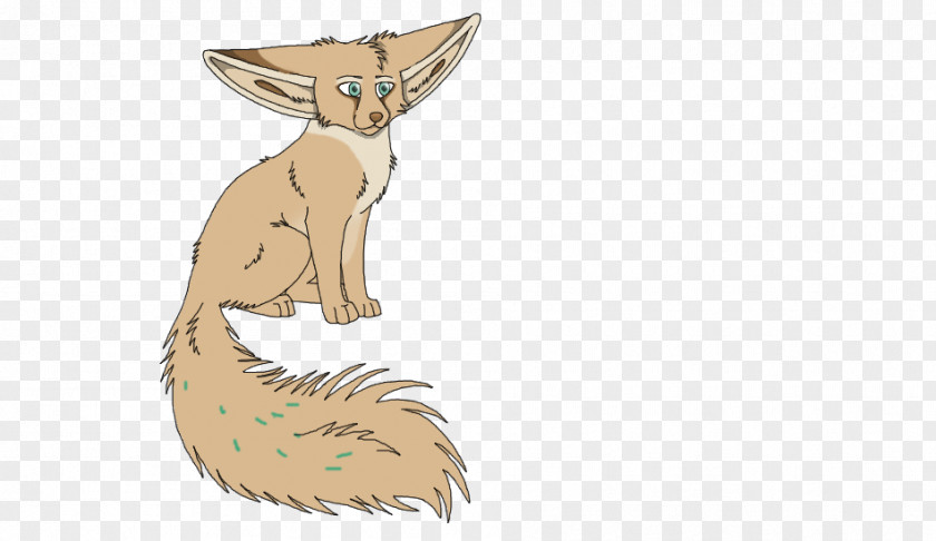 Fennec Fox Cartoon Drawing PNG