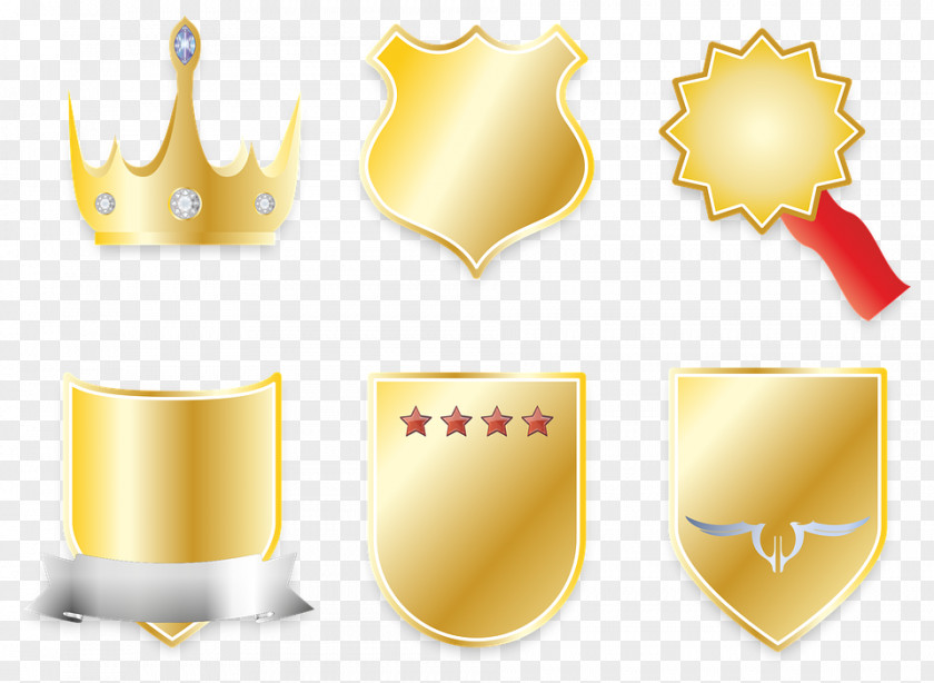 Joias Coat Of Arms Shield Gold Banner PNG