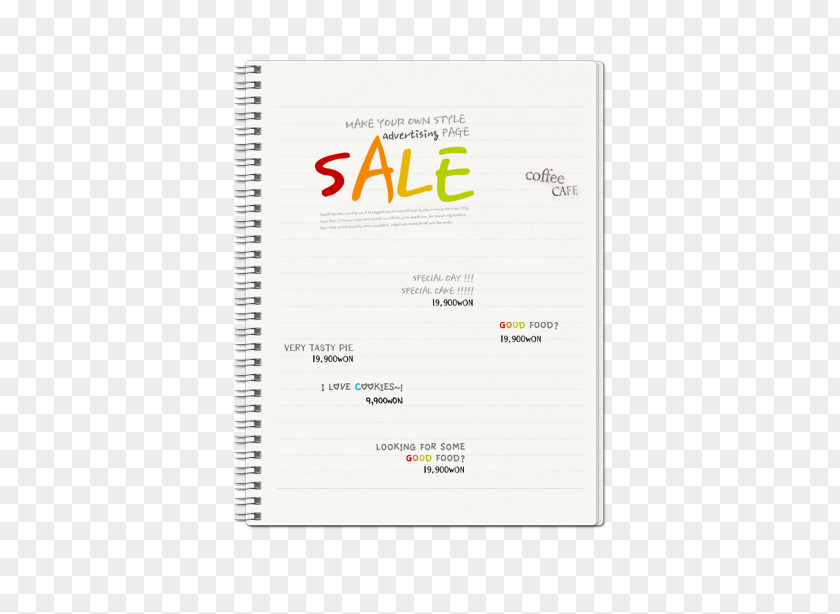 Notebook Paper Web Template PNG