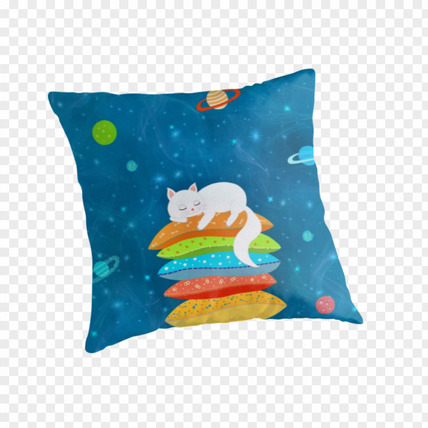 Pillow Throw Pillows Cushion Turquoise PNG