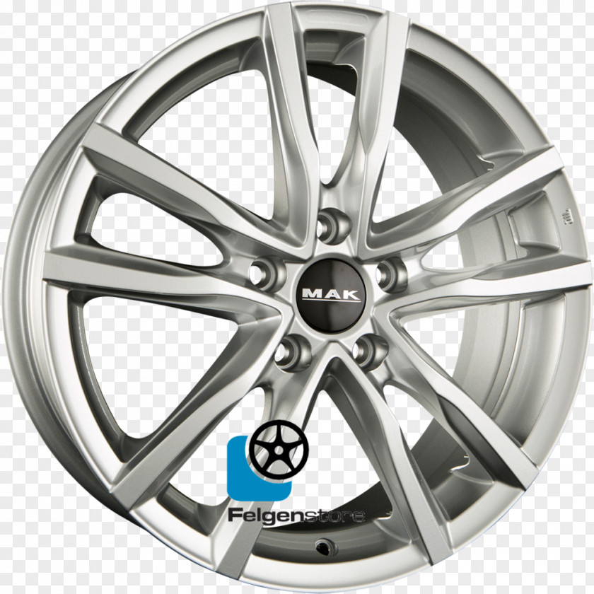Silver Products Alloy Wheel Autofelge Subaru Car Tire PNG