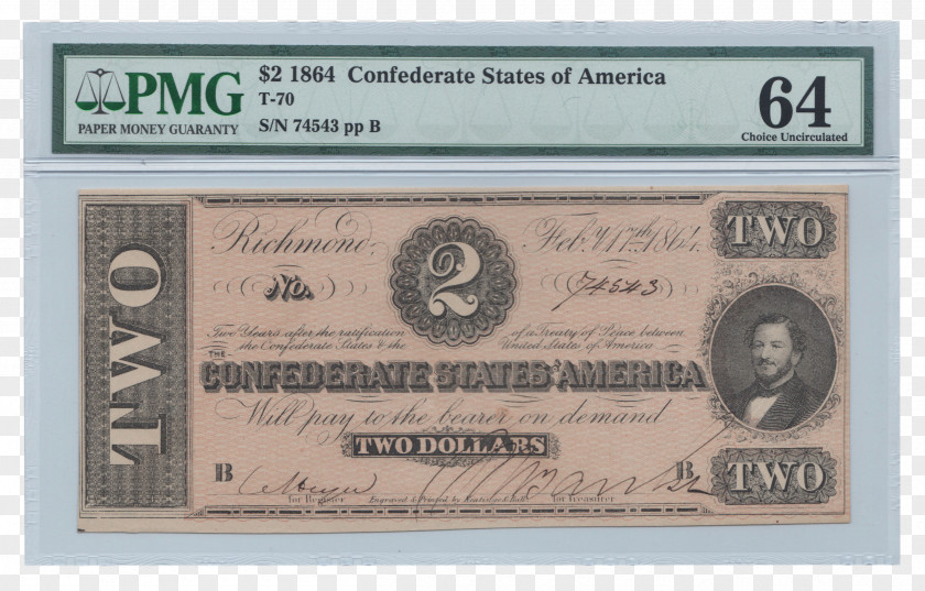 Banknote Confederate States Dollar Of America Coin PNG
