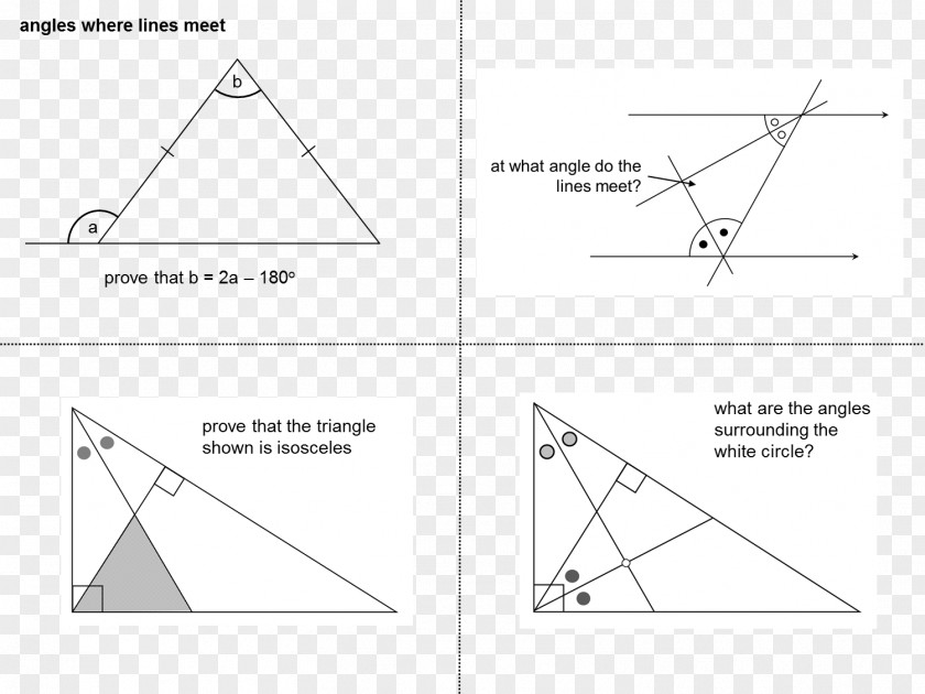 Circle Angle Triangle Point Pattern PNG