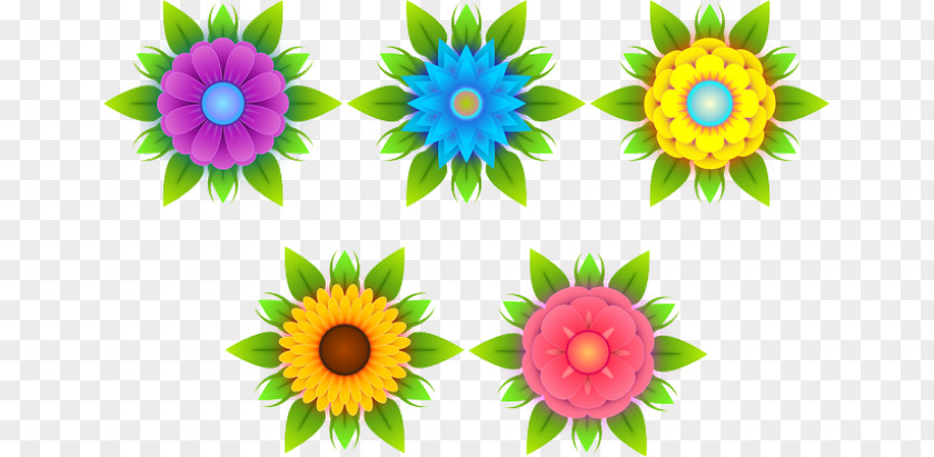 Design Common Sunflower Clip Art PNG