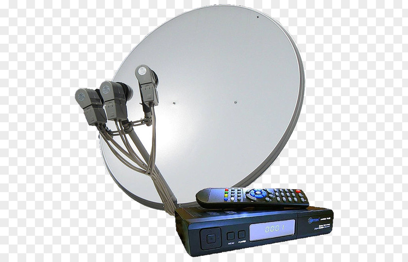 Anten Satellite Television Dish Radio Tricolor TV PNG