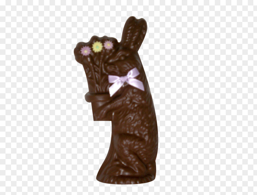 Chocolate Bunny Bronze Sculpture The Allegory Of Love Figurine PNG