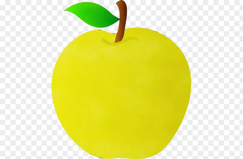 Food Tree Yellow Fruit Green Apple Leaf PNG