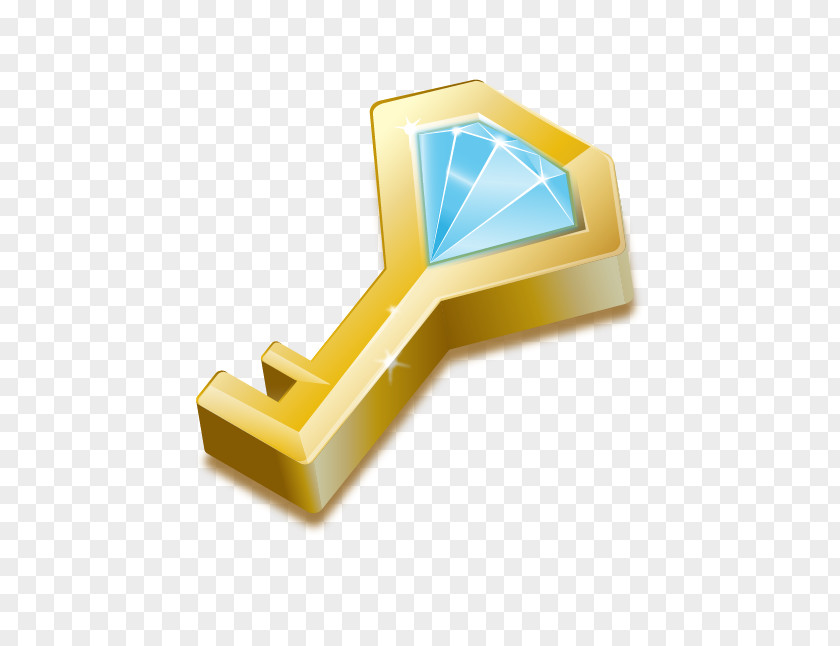 Gold Key Angle Minute PNG