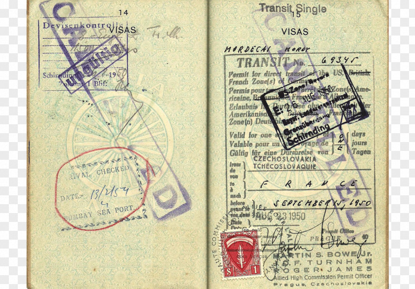 Indian Passport Travel Document Visa PNG