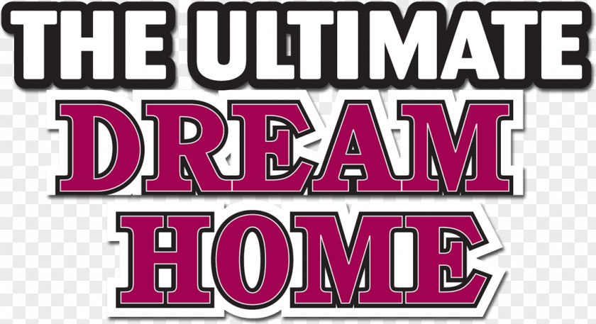 Dream House Logo Brand Pink M Font PNG