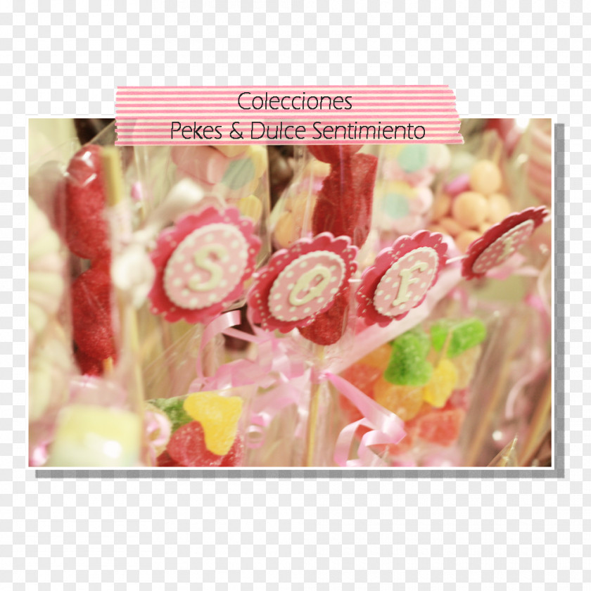 Paper Baby Shower Candy Petal Pink M Flavor PNG