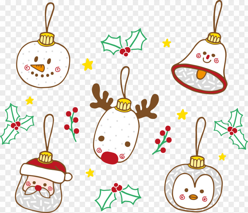 Christmas Bells And Snowman Chinese New Year Fu Qixi Festival PNG