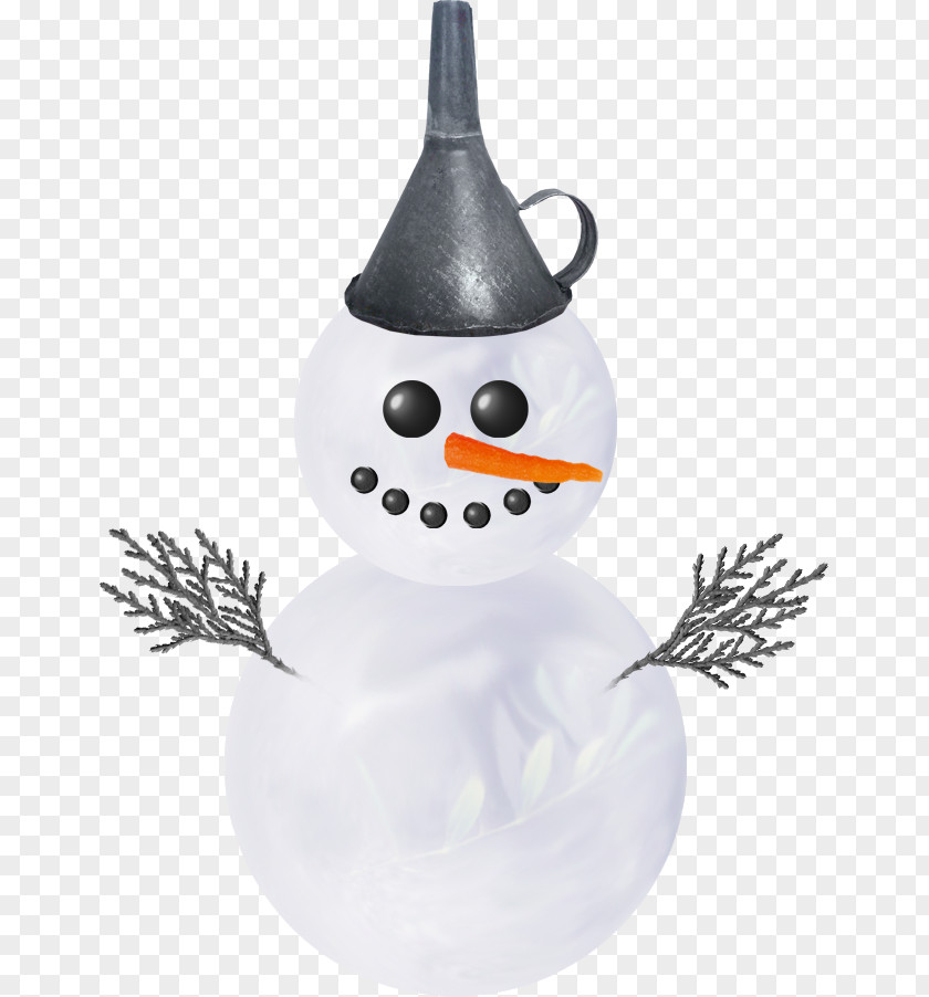 Creative Cute Snowman PNG