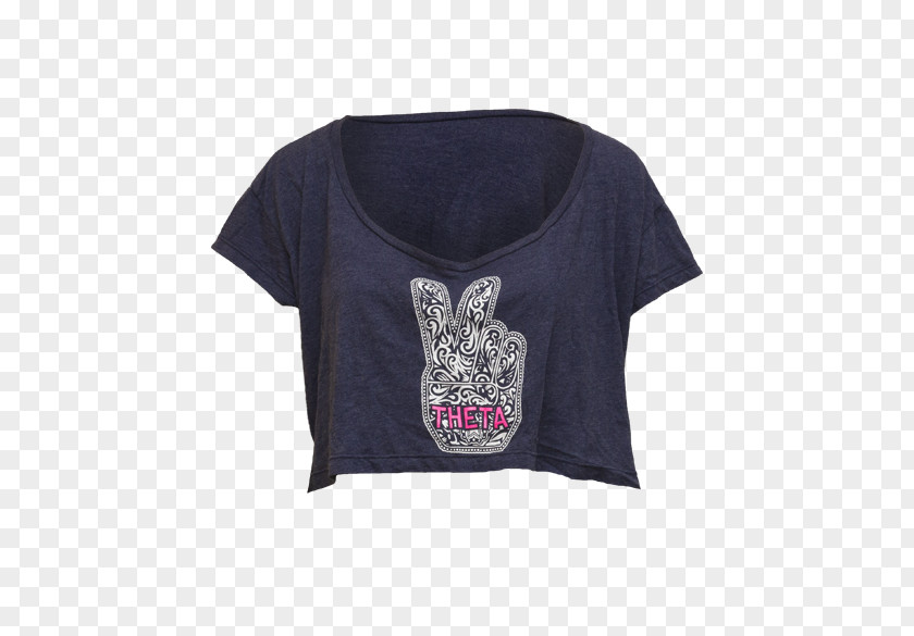 Crop Tops T-shirt Sleeve Brand Font PNG