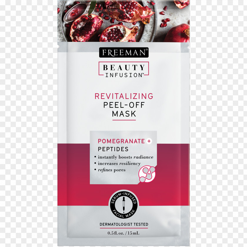 Mask Facial Beauty Infusion Revitalizing Peel-Off With Pomegranate + Peptides Ulta PNG